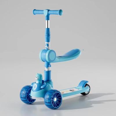 Cina Scooter multicolore per bambini con tre ruote in vendita