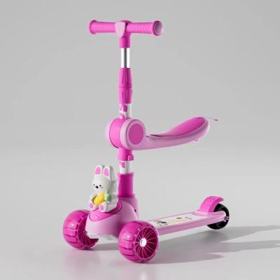 Cina Durable 6km/h Kids 3 Wheel Scooter giocattoli Scooter pieghevole personalizzabile in vendita