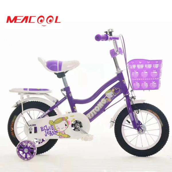 Quality Fashionable Lightweight Kids Bike With Steel Carrier And Plastic Basket for sale