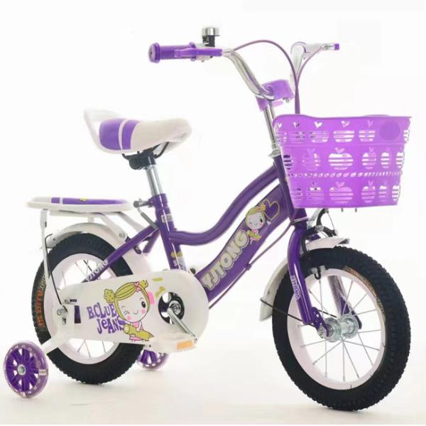 Quality Fashionable Lightweight Kids Bike With Steel Carrier And Plastic Basket for sale