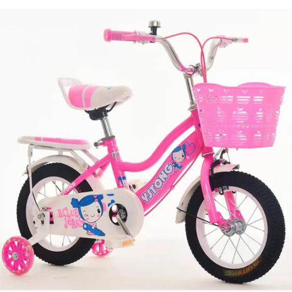 Quality Fashionable Lightweight Kids Bike With Steel Carrier And Plastic Basket for sale