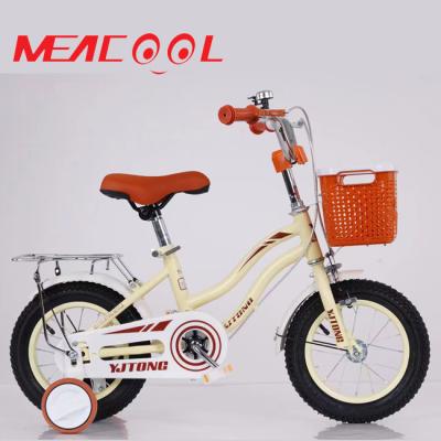China Carbon Steel Delicate Lightweight Kids Bike With Training Wheel For 3 Years Old for sale