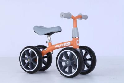 China Bicicleta de entrenamiento de equilibrio unisex de acero de alto carbono 4 ruedas para niños en venta