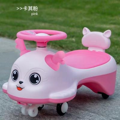 China Anti Rollover Swing Wiggle Car Pink Wiggle Car Multifunctional for sale