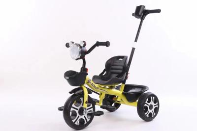 China Three Wheel Trike Children Tricycle With Parents Care Push Bar for sale