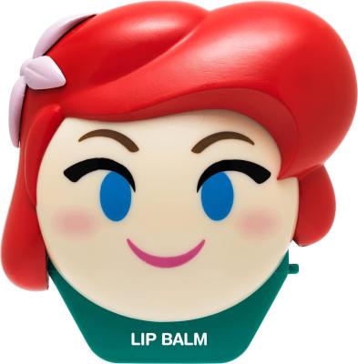 China Lip Smacker Disney Little Mermaid Ariel Emoji Lip Balm Flavored Lip Balm Clear For Kids for sale