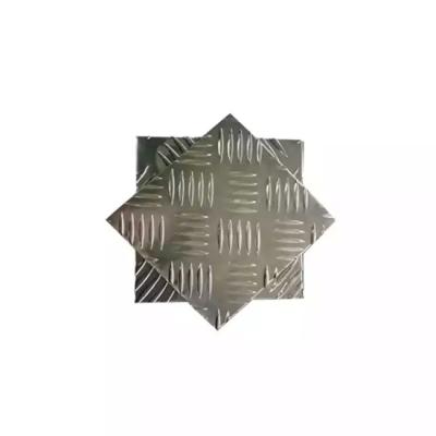 China 5052 5083 Aluminum Tread Plate Embossed Checkered Sheet For Bus for sale
