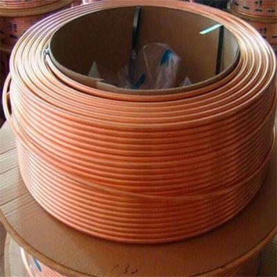 China Copper tube bent copper tube, copper coil oxygen-free red copper tube à venda