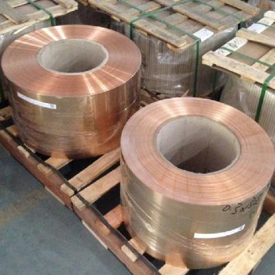 Chine aluminium de cuivre de bande de bobine de 0.1Mm pour la batterie C11000 ETP (Export Transfer Prices) Tu1 à vendre