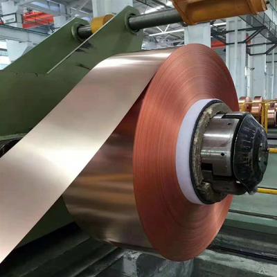 China 99.9% Pure Copper Strip Wire Coil C10100 C10300 C11000 C12200 C12000 C1100 C1220 C1201 for sale