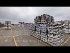 Sliver Alloy Aluminium Ingots 200mm Remelting Erosion Resistan