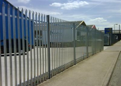 China Hot Dip Galvanized Metal Palisade Fence D Pale 65mm Highway 2.0mm Thickness for sale