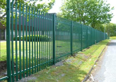 China 6mm Garden Galvanized Palisade Fencing W Pale 65mm Iso 9001 for sale