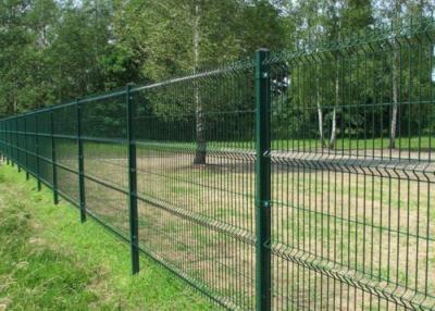 China OEM 3D Curved Powder Coated Steel 3D Triangle Fence Panel 2*2.5m 4.0mm for sale