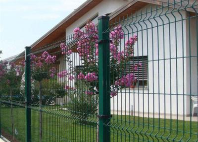 China 1230mm 3D Curved Triangle Fence Panel BRC Mesh Fencing For School rustproof for sale