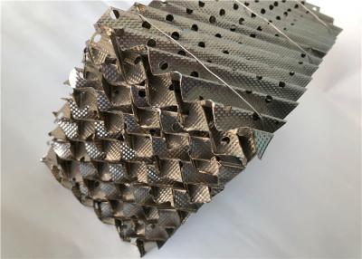 China High Efficiency Distillation Column Packing Material , Mesh Corrugated Packing for sale