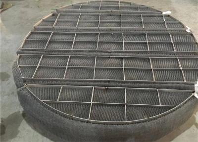 China SS Gas Liquid Filter Wire Mesh Demister Pad Mist Eliminator For Chemical Columns for sale