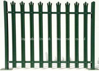 China Powder Coating Metal Palisade Fencing , Palisade Security Fence Rodent Proof for sale