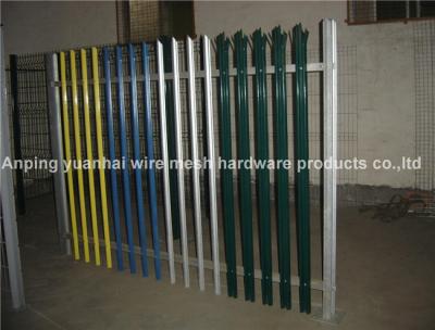 China High Strength Galvanised Palisade Fencing Heat Treated Pressure Treated Wood Type for sale