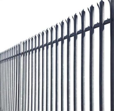 China 2.0m D / W Section Palisade Fencing , Palisade Fencing Pales Colorful Galvanized Steel for sale