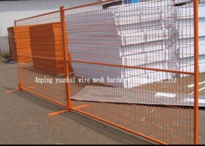China Heiße eingetauchte galvanisierte Draht-Zaun-Platten, beweglicher Zaun-vorübergehender Zaun zu verkaufen