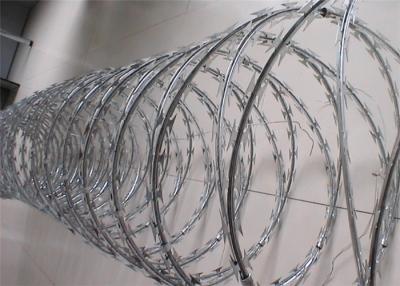 China 360mm CBT-65 Welded Hot Dipped Galvanized Razor Barbed Wire for sale