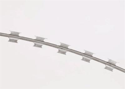 China Ultra stark galvanisiertes Rasiermesser-Stacheldraht-einzelnes Rasiermesser für den Flughafen sicher zu verkaufen