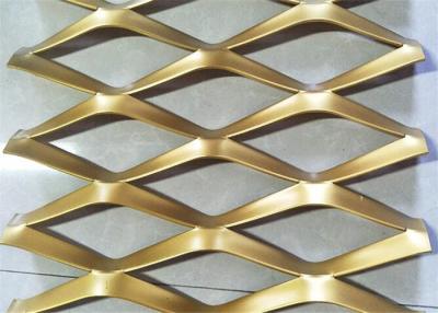 Cina Rigidità della maglia ampliata acciaio di alluminio del nastro metallico buona per la costruzione della parete esterna in vendita