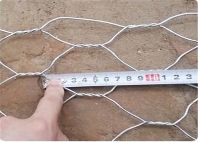 China Pvc Coated / Galvanized Hexagonal Wire Mesh Gabion Basket For Retaining Wall for sale