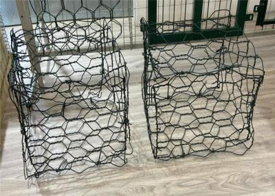 China Low Carbon Wire 2.4mm 80x100mm Gabion Wire Mesh For River Bank for sale