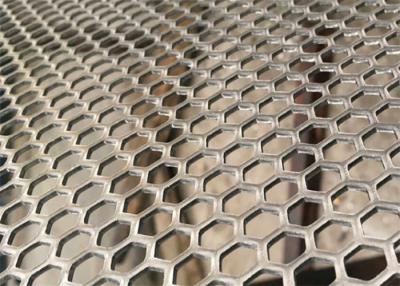 China Punching 1*2m Hexagonal Hole Perforated Wire Mesh for sale