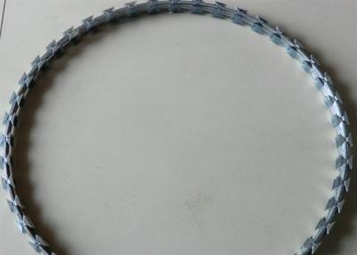 China Bto-22 Razor Coil Barbed Wire Pvc Coated 500mm Diameter For Private House for sale