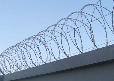 China Hot Dip Galvanized Cbt 65 Razor Wire PVC Coated 900mm For Boundary Fencing for sale