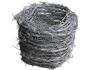 China 12*14 Gauge Field Fencing Galvanized Steel Barbed Wire 50kg/Roll Q235 for sale