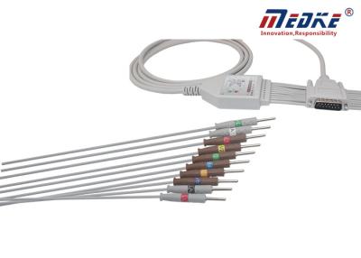 China Needle 3.0 Mindray Edan SE-1010P Ecg Machine Cable for sale