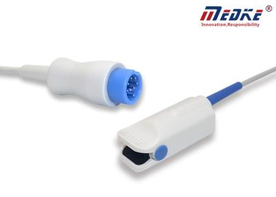 China Mindray T8 Flexible 7pin Finger Clip Blue Nelcor Spo2 Sensor for sale
