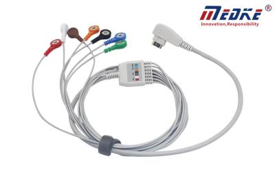 China 3.4 Meter 7 Lead Ecg Holter Cable For DMS 300-3A for sale