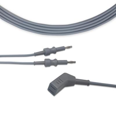 China Aesculap Silicone 4Pin Banana Bipolar Cable Reusable 4.0mm Plug for sale
