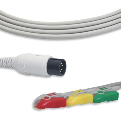 China El general 6 fija 3 el conector recto compatible del cable de la máquina de la ventaja ECG en venta