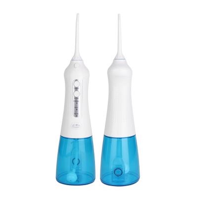China Outdoor Portable 300ML Irrigator Electric Oral Rechargeable Water Flosser for sale