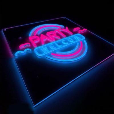 China Girls Open Sign Neon Light Soft Bright Colorful Neon Sign for sale