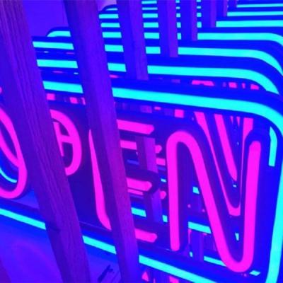 China 2835 SMD Acrylic Letter Sign Multi Color Neon Word Lights Custom for sale
