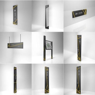 China Custom Outdoor Office Building Signs Business Directory Sign Systems For Building for sale