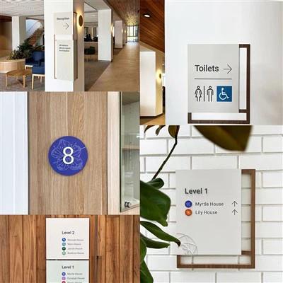 China Commercial Building Wayfinding Signage Professional Directory Sign for sale