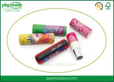China Handmade Round Paper Box , Colorful Printed Kraft Cylindrical Cardboard Tubes for sale