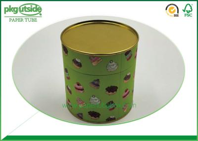 China Gift Cardboard Tube Containers , Elegant Design Paper Cylinder Packaging for sale
