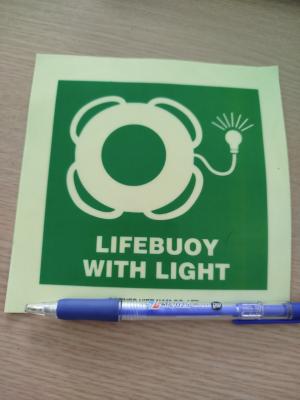 Китай Printable customize Marine Photoluminescent Imo Symbols Safety Signs marine fire safety signs glow in the dark 2-12 hour продается