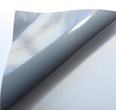 China Bus body Sticker Roll Eco solvent bubble free grey glue white self adhesive vinyl sticker 100MIC for sale