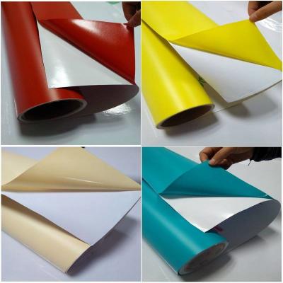 China Permanent Glue Length 50m PVC Vinyl Sticker Roll For indoor outdoor signs for sale