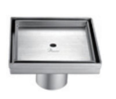 China Concealed Tile Insert Toilet Floor Drain Pvd Technology Stainless Steel for sale